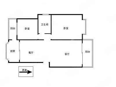 2室2廳1陽臺 江東小康城
