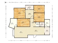 4室2廳2陽(yáng)臺(tái) 銀河星辰花園戶型圖