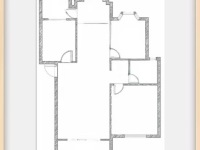 3室2廳1陽(yáng)臺(tái) 江東小康城戶型圖