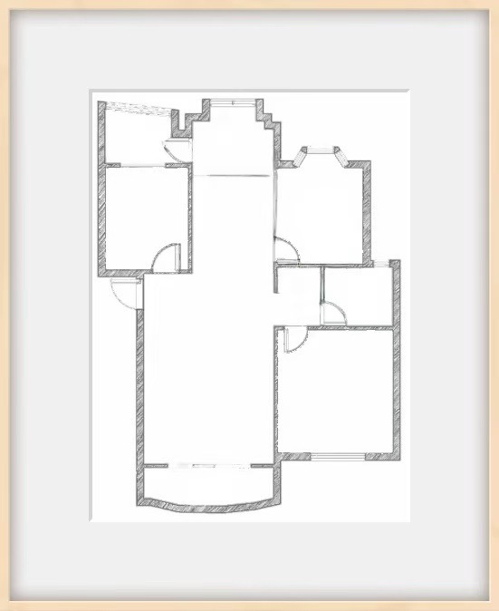3室2廳1陽(yáng)臺(tái) 江東小康城戶型圖