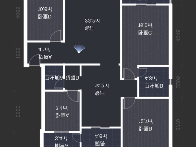 4室2廳2陽臺 時代年華錦華苑戶型圖
