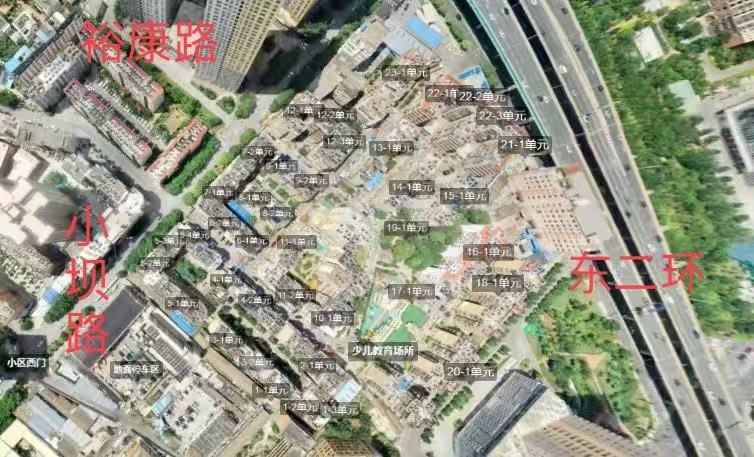 2室2廳1陽臺 麻線營小區(qū)小區(qū)平面圖