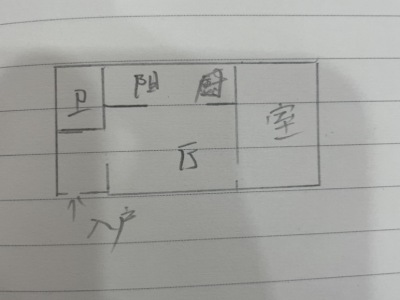 1室1廳1陽臺 江岸小區(qū)韻江里