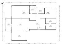 3室2廳1陽(yáng)臺(tái) 恒大云報(bào)華府戶型圖