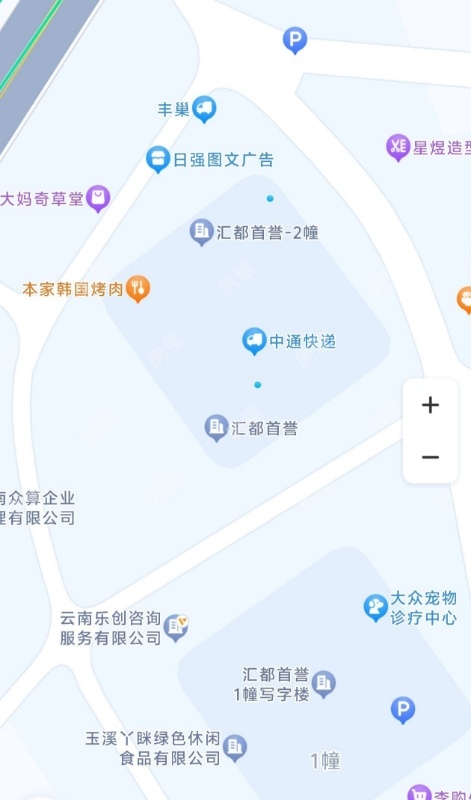 4室2廳4陽臺(tái) 匯都首譽(yù)小區(qū)平面圖