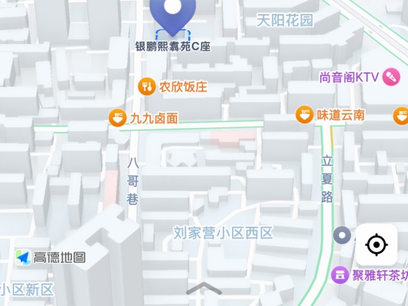 2室1廳1陽臺 熙翥苑小區(qū)平面圖