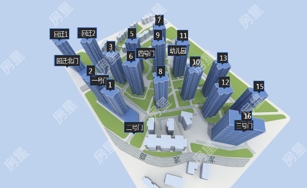 天怡峰景小区平面图