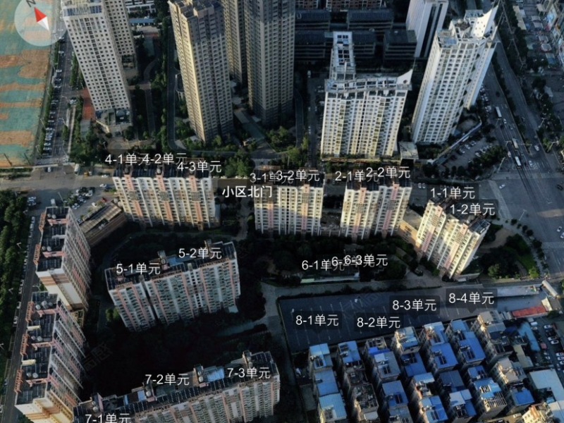 4室2廳2陽(yáng)臺(tái) 銀河星辰花園小區(qū)平面圖