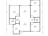 3室2廳 綠城春江明月戶型圖