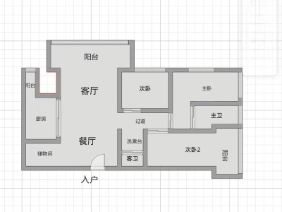 3室2廳3陽(yáng)臺(tái) 海畔灣聽(tīng)海苑