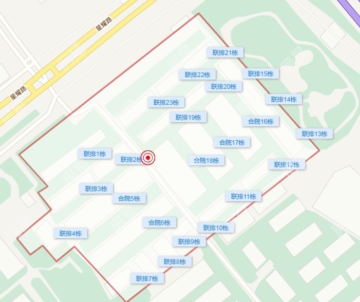 4室2廳3陽臺 滇池ONE A16號地塊別墅小區(qū)平面圖