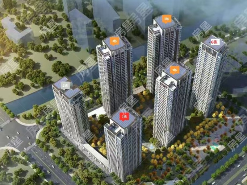 4室2廳1陽臺 中駿天譽二期小區(qū)平面圖