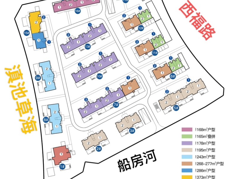 4室2廳2陽臺 華夏四季三期小區(qū)平面圖