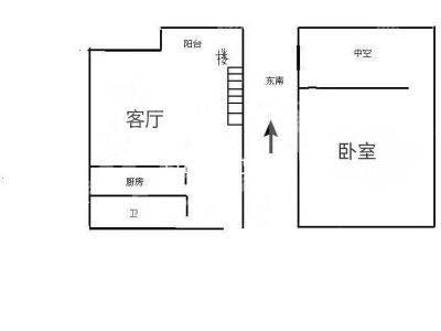1室1廳1陽臺 86街公寓U2
