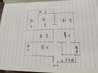 3室2廳2陽(yáng)臺(tái) 農(nóng)墾物流宿舍戶(hù)型圖