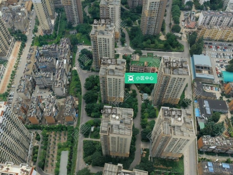 3室2廳1陽臺(tái) 金曇花園小區(qū)平面圖