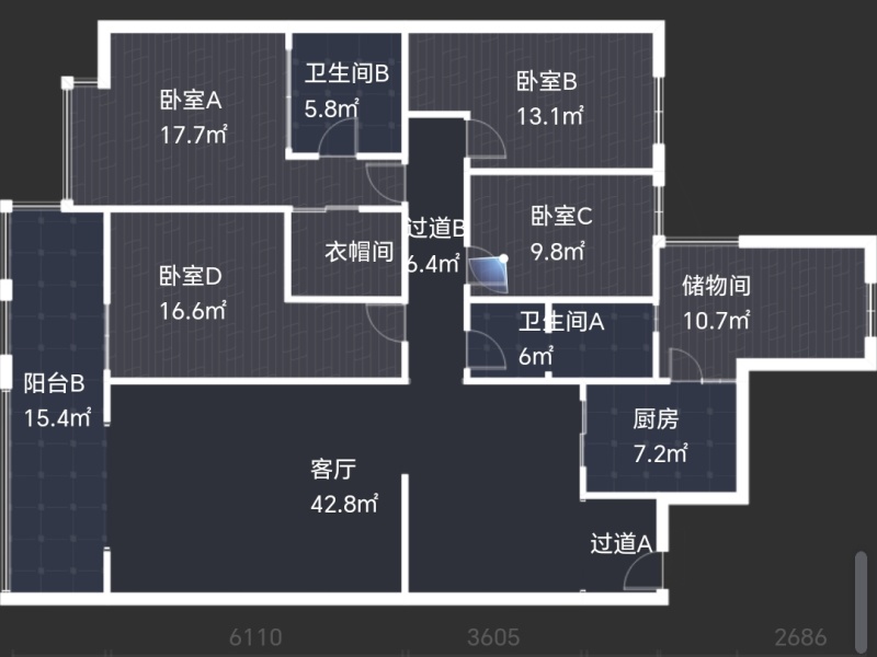 时代俊园A3地块（云果悦苑、银杏雅苑）户型图