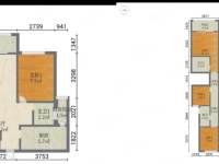 4室2廳4陽臺 藍光水岸公園戶型圖