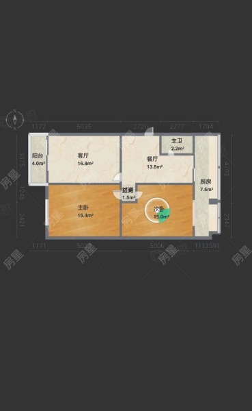 公安厅宿舍（五一路130号）户型图