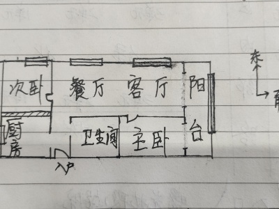 2室2廳1陽(yáng)臺(tái) 東風(fēng)東路169號(hào)