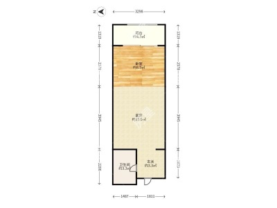 1室1廳1陽臺 天怡峰景