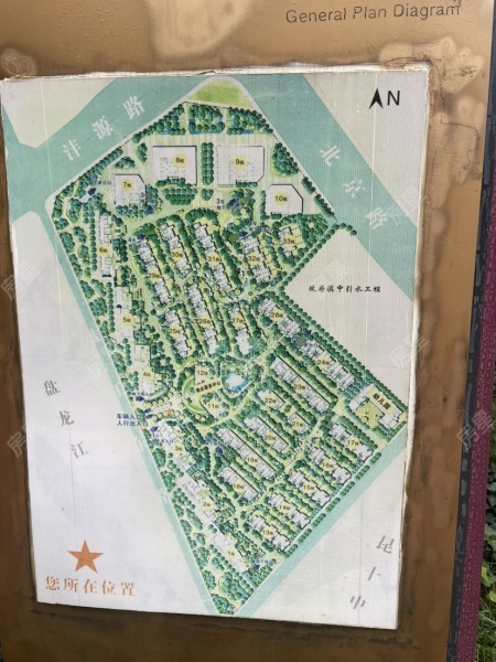 3室2廳 龍江雅苑小區(qū)平面圖