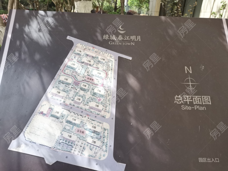 绿城春江明月小区平面图