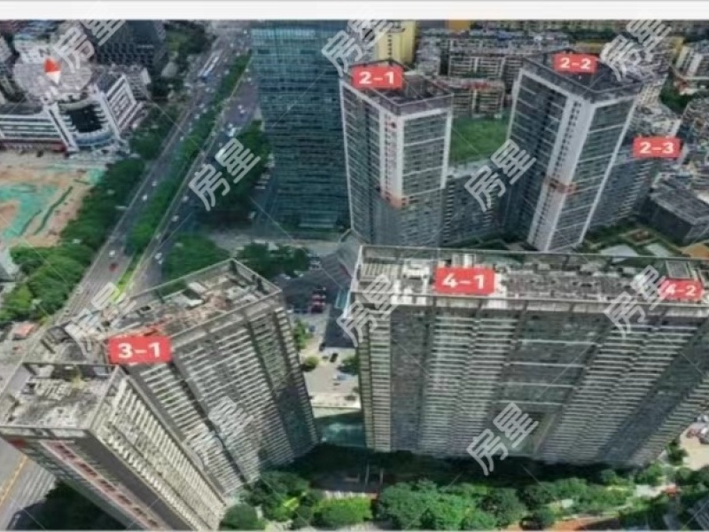 2室2厅1阳台 时光俊园小区平面图