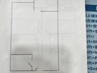 1室1廳1陽臺 七彩之門戶型圖