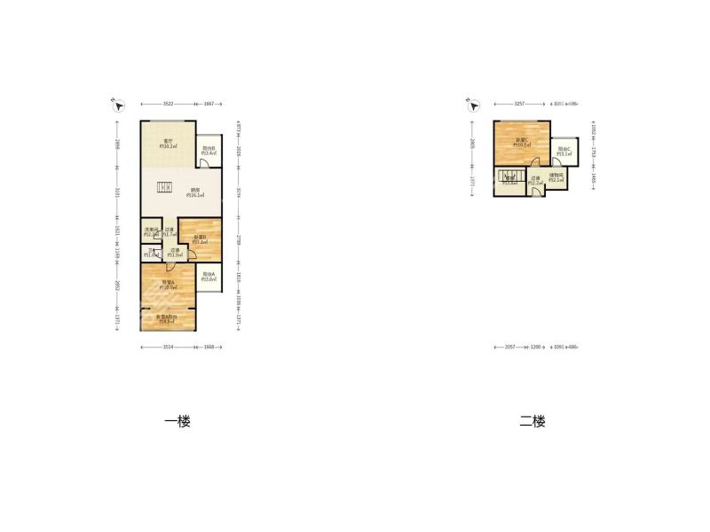 3室1厅 新亚洲星体花园南区户型图