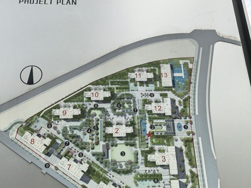 3室2廳2陽臺 招商雍和府一期小區(qū)平面圖