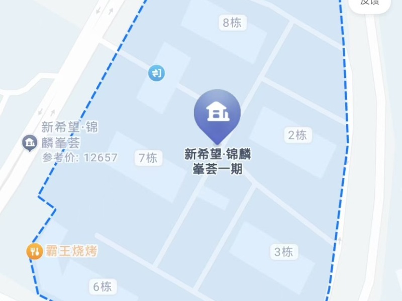 雅居乐新希望锦麟峯荟一期小区平面图