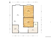 2室2廳1陽臺(tái) 匯都國(guó)際一期戶型圖
