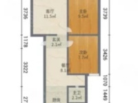 2室2廳 秋苑小區(qū)戶型圖
