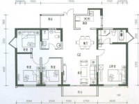 4室2廳1陽臺 新亞洲星宇園戶型圖