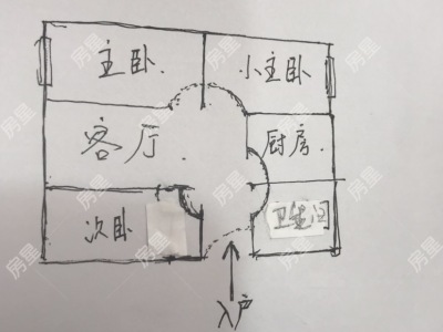 3室2廳1陽(yáng)臺(tái) 嚴(yán)家地新村