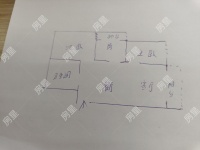 2室2廳2陽(yáng)臺(tái) 廣福城樂(lè)福園戶型圖