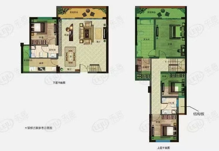 蓝光水岸公园户型图