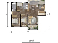 4室2廳2陽臺 萬科翡翠一期戶型圖