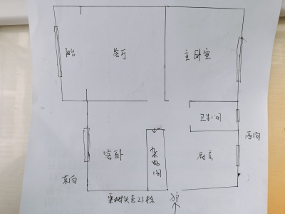 2室2廳1陽臺 栗樹頭巷教育局宿舍