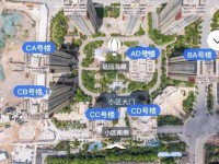 3室2廳 金坤尚城長(zhǎng)樂里小區(qū)平面圖