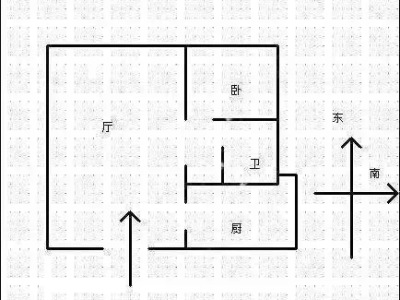 1室1廳1陽(yáng)臺(tái) 盛高大城二期