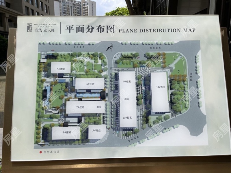 3室2廳1陽臺 俊發(fā)逸天峰公寓小區(qū)平面圖