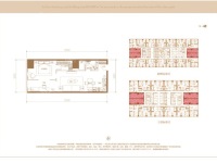 1室1廳 俊發(fā)逸天峰公寓戶型圖