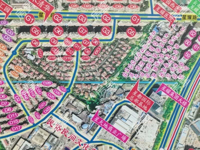 新亚洲星汇园小区平面图