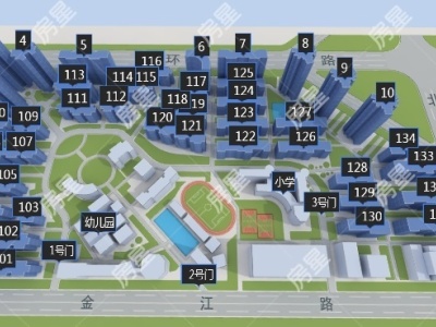 6室3廳3陽(yáng)臺(tái) 金康園小區(qū)平面圖