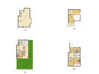 5室2廳 綠地海珀瀾庭別墅戶型圖