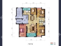 4室2廳1陽臺 海埂悅府戶型圖