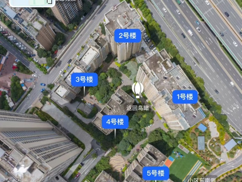 3室2廳1陽臺 景星花園小區(qū)平面圖