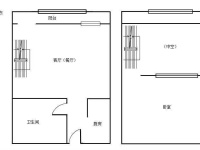 2室1廳1陽臺 中洲陽光公寓戶型圖